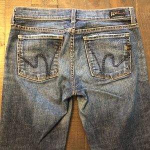 Citizens Of Humanity Blue Boot Cut Jeans